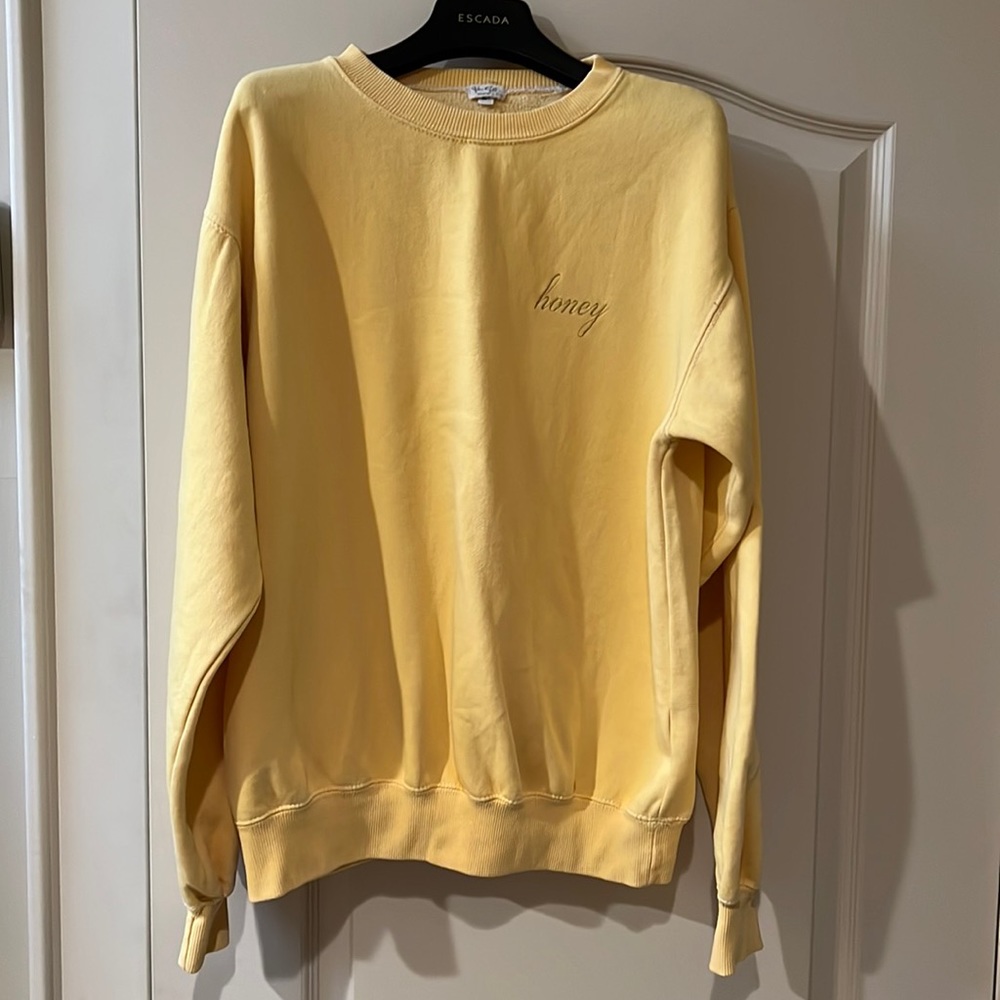 John Galt x Brandy Melville M HONEY sweatshirt